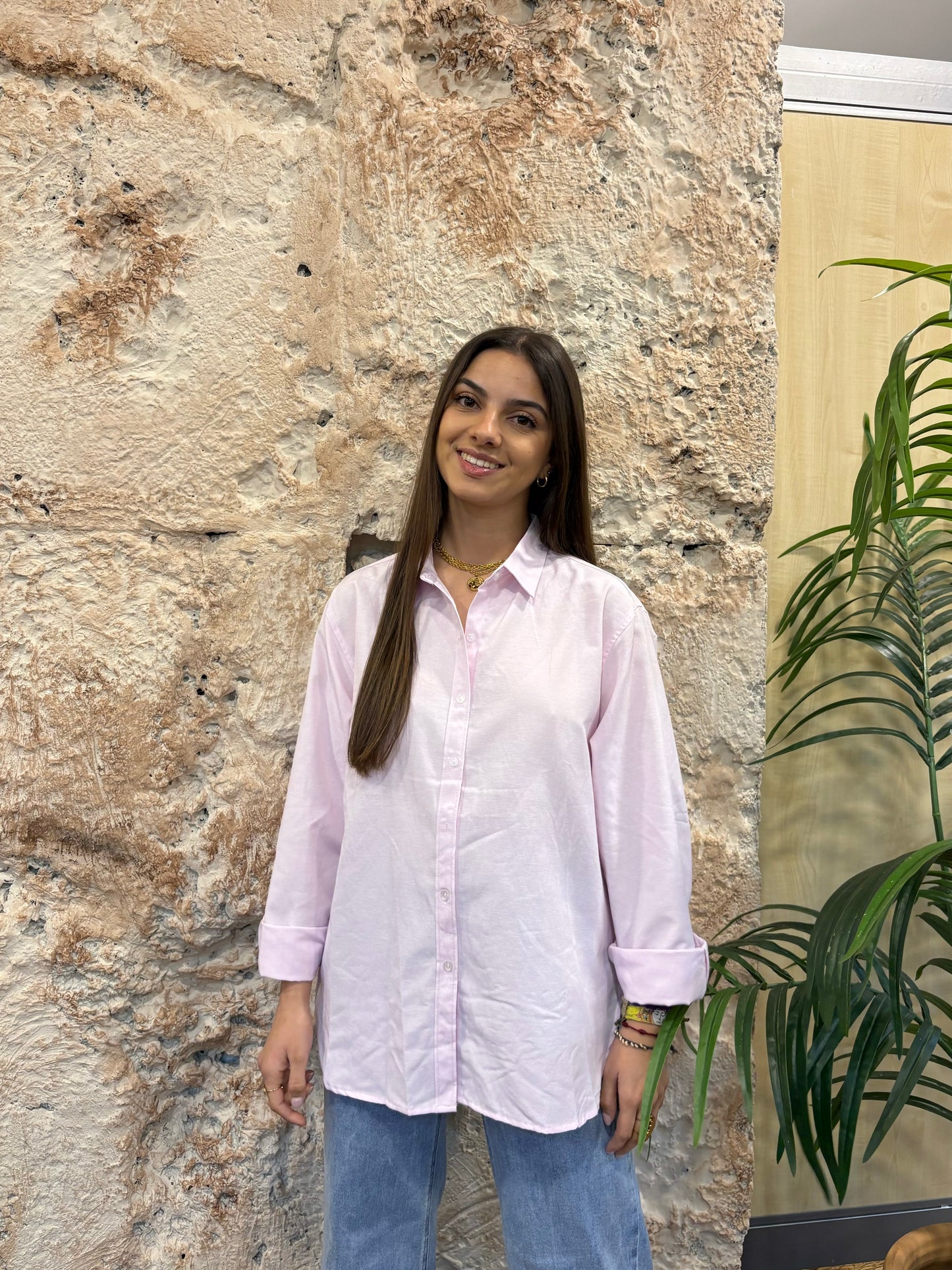 CAMISA OXFORD ROSA