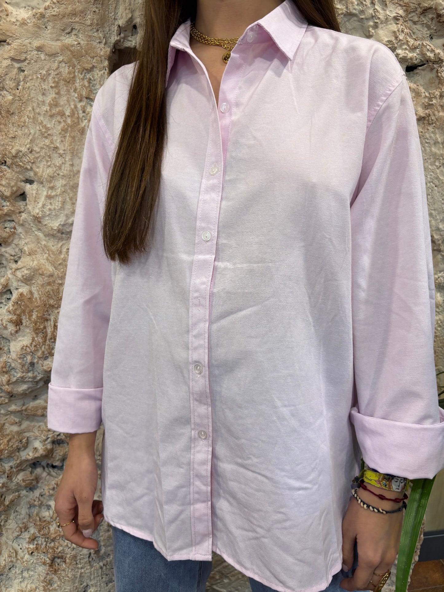 CAMISA OXFORD ROSA